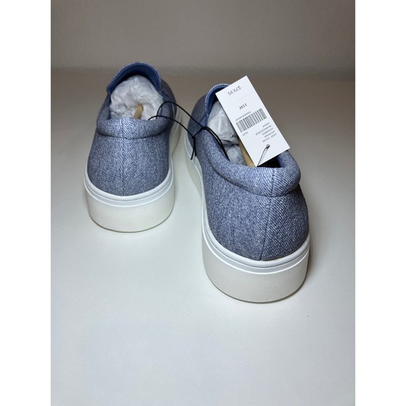 Lane Bryant 11W Comfort Slip On Sneaker NWT, Denim Platform - Picture 4 of 10